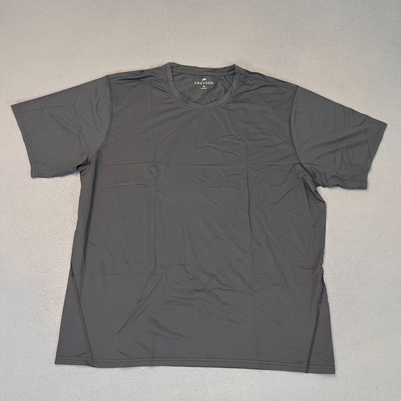 Greyson Shirt T-Shirt Guide Sport Mens XL Cadillac Logo Black Nylon Spandex Golf